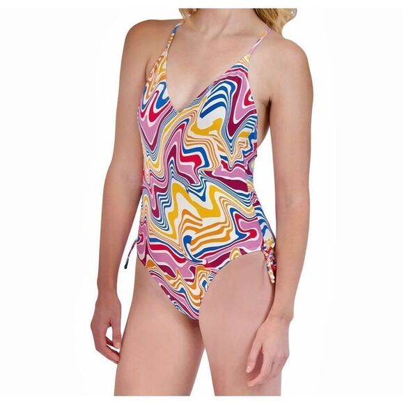 NEW BCBG Large One Piece Bathing Suit - Picture 1 of 7